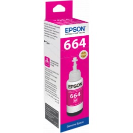 Epson rašalas buteliuke T6643 (raudonas), 70 ml. )